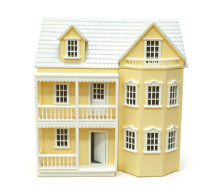 Maison de poupée en bois miniature pour enfants, jeu de simulation, échelle 1:12, chalet, jardin, château, maison de poupée à monter soi-même - Product Image 3