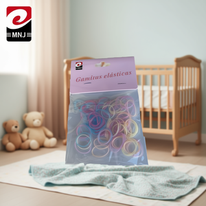 Mnj Elastic Hair Bands 12Pcs Multicolor For Baby Hair Styling - Product Image 3