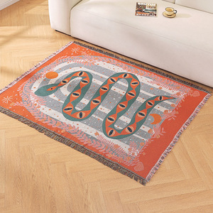 Manta decorativa para sofá con diseño de Serpiente del Año, <span class=keywords><strong>tapiz</strong></span> artístico, decoración de <span class=keywords><strong>pared</strong></span> con motivos de celebridades, para camping al aire libre, regalo de estilo americano - Product Image 4