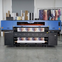 Imprimante jersey à sublimation 1.9m 19F05 avec 8 têtes d'impression i3200 et papier à sublimation pour l'impression de tissus et de textiles