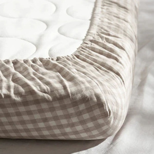 Lino lavado 100% 50*54 Ropa de cama de lino teñido ecológico Sábana <span class=keywords><strong>bajera</strong></span> Sábana inferior - Product Image 4