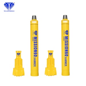 Brocas de perforación DTH <span class=keywords><strong>Mission</strong></span> M40 de 4 pulgadas de acero aleado forjado y acero al carbono para pozos de agua, herramienta de perforación para roca - Product Image 4