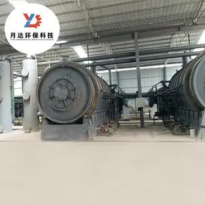 Scrap rubber oil extracting machine pyrolysis waste tire oil plant with Euro Standard Emission