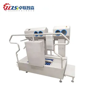 Zlzsen Industrial Cleaning Equipment Hygiene Station Boot Washer Scrubber Machine With Long Lifetime