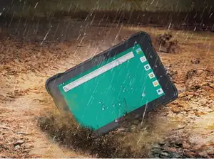 Tablette industrielle robuste lecture sous Android 1000 de 7 pouces, étanche IP67, avec 4G LTE, GPS, NFC, 1D, 2D, résistante à l'eau