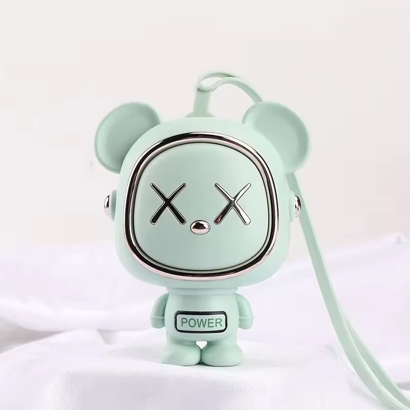 USB портативный мини трехскоростной вентилятор маленький космический медведь дизайн бесшумный безлистный ветер с автомобилем и наружным использованием новая бытовая техника