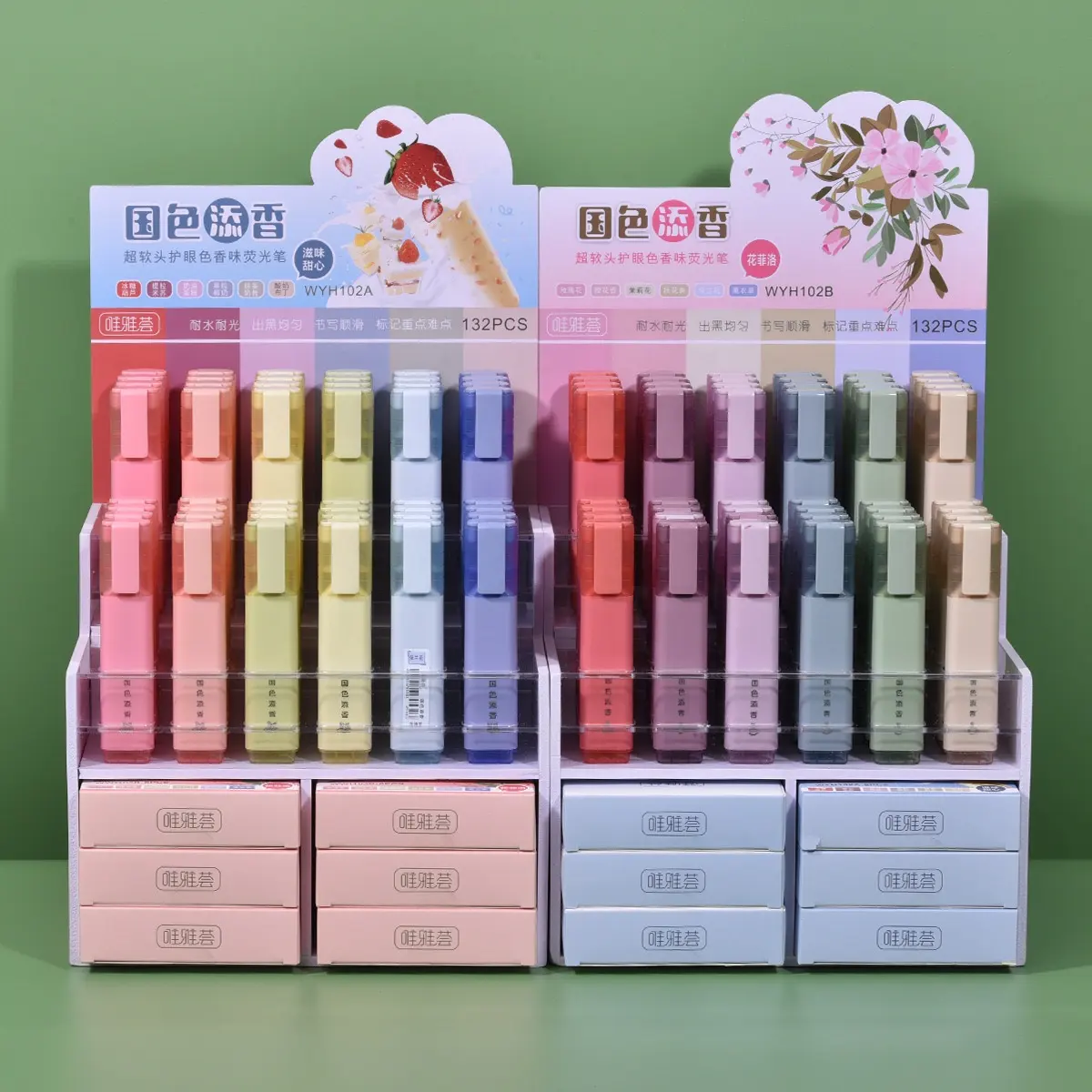 Mini Highlighter Bút Đánh Dấu Vẽ số lượng nhỏ chấp nhận tùy chỉnh huỳnh quang bút màu văn phòng phẩm thiết lập