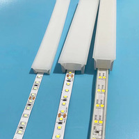 Diffuseur de profil flexible en silicone pour bandes lumineuses LED, couverture latérale pour éclairage, profil LED