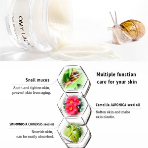 OMY LADY Extrait de mucus d'<span class=keywords><strong>escargot</strong></span> Sérum pour la peau facile à absorber crème de bave d'<span class=keywords><strong>escargot</strong></span> réparatrice d'hydratation en profondeur - Product Image 3