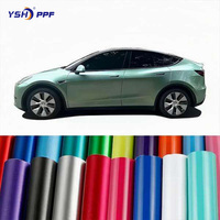 Film de protection de voiture en TPU aliphatique auto-réparant 7,5 mil, couleur OEM gris Nardo ultra brillant, fournisseur PPF