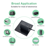 Lista UL FCC Fuente de alimentación de 9 voltios 1000mA 5V 9V 0.5A 1A 2A 3A 4A 5A Adaptador de corriente para enrutador tp-link