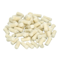 Cotons de nettoyage pour armes à feu .177/4.5mm, .22/5.5MM, .25/6.35MM, utilisés pour le nettoyage des armes à feu et la filtration par machine.