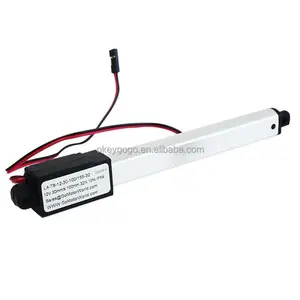 Mini atuador linear elétrico, atuador linear pequeno com atuador elétrico 6v/12v para microcomputador de 5v