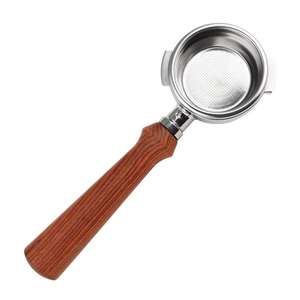 Machine à expresso 58mm porte-filtre sans fond porte-filtre à café à manche en bois pour <span class=keywords><strong>Bezzera</strong></span> - Product Image 2