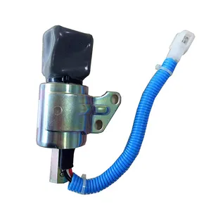 Replacement SA-5176-12 1756ES-12SUC5B1S5 Fuel Shutoff Solenoid 12V for Kubota D722 D902 Z482 Engine