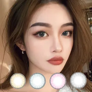 Wholesale chic contact lenses-Hot Selling High Water Content Chic Korean Style Cosmetic Wholesale Colored Contacts Lens