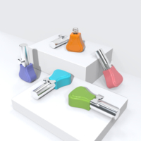 Flacon de vernis à ongles de luxe de haute qualité de 12 ml, vide, pour gel de construction, vernis à ongles à retirer par trempage, emballage cosmétique