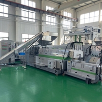 Ligne d'extrusion et de granulation en une seule étape, Granulateur de plastique recyclé, Machine de fabrication de granulés de plastique en une seule étape