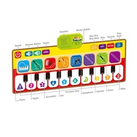 Faltbare rutsch feste Klavier matte Kind elektronische Musik Teppich berührungs empfindliche Tanz Lern decke Früher ziehung Spielzeug für Kleinkinder