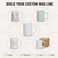 Mug promotionnel personnalisé 4 couleurs, gravé et résistant aux chocs thermiques, idéal pour le service de thé de l'après-midi en restaurant