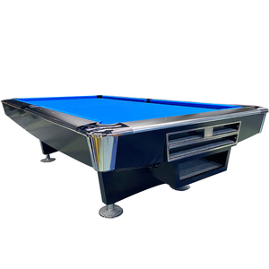 Mesa de billar de pizarra de 9 y 8 pies para torneos, para clubes, de fábrica con 15 años de experiencia, en oferta. - Product Image 4