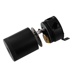 Auso-Racing Collecteur d'huile 95mm en alliage d'aluminium universel pour modification automobile avec double sortie - Product Image 4