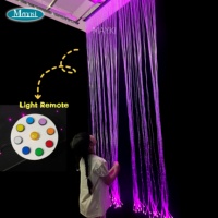 Thérapie de stimulation sensorielle, rideau tactile apaisant à fibres optiques changeant de couleur, cascade de lumière sensorielle à fibres optiques, équipement pour l'autisme