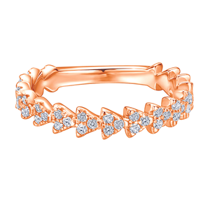 Bagues de fiançailles et de mariage tendance pour femme, en argent sterling plaqué rhodium inaltérable, avec pierres de zircon 5A et motif floral - Product Image 1