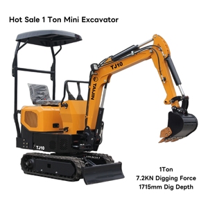Mini Excavadora Mejorada de 1 Tonelada en Oferta, para Granjas, Jardines, Construcción en Interiores, Paisajismo - Product Image 1