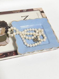 Hot Selling <strong>Ceramic</strong> <strong>Square</strong> Shape <strong>Jewelry</strong> Tray Elegant <strong>Jewelry</strong> <strong>Boxes</strong> - Product Image 3