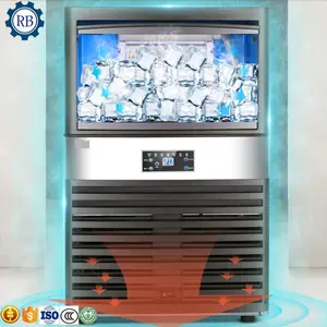 Melhor venda fabricante de gelo/fabricante de cubos/máquina de fazer gelo com compressor importado para aplicação comercial