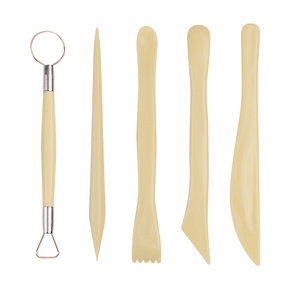 Ensemble d'outils de sculpture en argile avec manche en bois et pointes métalliques pour <span class=keywords><strong>modelage</strong></span>, sculpture, poterie, bricolage, artisanat <span class=keywords><strong>céramique</strong></span> - Product Image 3