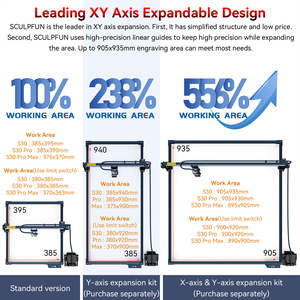 Máquina de Grabado Láser <span class=keywords><strong>SCULPFUN</strong></span> <span class=keywords><strong>S30</strong></span> Pro de Alta Precisión, Mini Cortadora Láser para Madera, Precio de Fábrica - Product Image 6
