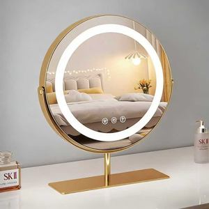 Espejo de Maquillaje con Luz LED de Escritorio, Espejo Giratorio Recargable, Espejo Inteligente con Luz de Relleno para Dormitorio, Famoso en Internet - Product Image 1