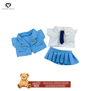 Peluche Teddy ISLAND Autorisation Mondiale Poupée Mode 14-17 cm Vêtements Créatifs Unisexe Vente en Gros Logo Personnalisable - Product Image 3