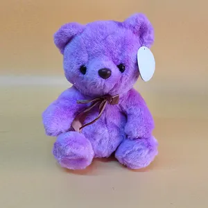 birthday gift toy purple bear beautiful plush sitting teddy bear sale to philippines