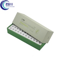 Caja de Regalo Ecológica Personalizada con Logotipo en Relieve Verde, Caja Rígida con Espuma para Jabón, Productos de Cuidado de la Piel y Cosméticos