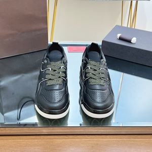 Chaussures décontractées en cuir véritable et maille, légères, respirantes, à semelle épaisse, basses, pour la marche saine des hommes en milieu urbain - Product Image 6