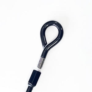 Anclaje de suelo de hierro Ningbo de 37 cm, pintura negra horneada, tipo V trigonal, accesorio multiusos para tiendas de campaña - Product Image 4