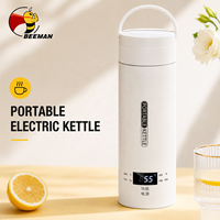Bouilloire électrique portable BEEMAN, chauffe-eau de voyage avec affichage intelligent de la température, ébullition rapide, maintien au chaud, acier inoxydable 304, OEM