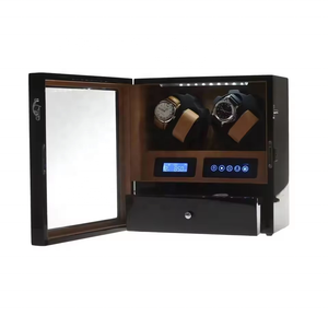Mercado en línea chino Pantalla táctil LCD inteligente 4 + 6 Enrollador de reloj automático Cajón Gabinete Casillero seguro Enrollador de reloj para hombres Reloj - Product Image 4
