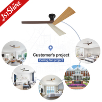 Ventilateur de plafond 1stshine, 3 pales en ABS, moteur DC, fonctionnement ultra-silencieux, montage encastré, sans lumière