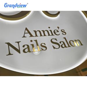 Tùy Chỉnh Kinh Doanh Dấu Hiệu Hội Đồng Quản Trị Ngoài Trời Backlit Thép Không Gỉ Chiếu Sáng Thư 3D Biểu Tượng Tùy Chỉnh enseigne Lumineuse LED Ánh Sáng Dấu Hiệu - Product Image 5