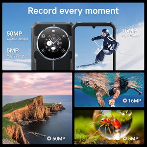 Fossibot F109 5G Mở Khóa Gồ Ghề Điện Thoại Thông Minh 24GB + 256GB Lưu Trữ Mtk Dimensity 6300 Chipset <span class=keywords><strong>Android</strong></span> 14 10600MAh Pin 6.745" - Product Image 4