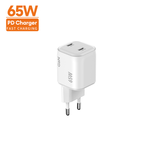 <span class=keywords><strong>Chargeur</strong></span> mural USB-C AU 2 Type-C certifié CE 65W GaN à charge rapide QC 3.0 PD 3.0, prêt pour le voyage, multi-appareils pour <span class=keywords><strong>Honor</strong></span> - Product Image 1