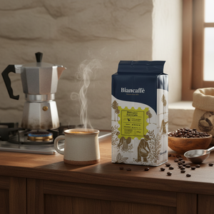 กาแฟอาราบิก้าและโรบัสต้าคั่วระดับกลางพร้อมเมล็ดอาราบิก้าคั่ว100% - Product Image 3