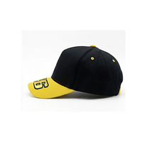 Casquettes de baseball bicolores à blocs de couleurs, logo brodé 3D, marque privée, Gorras, fabricant OEM, vente en gros, faible MOQ, sports d'équipe