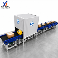 Système de tri de colis logistique dynamique DWS en acier inoxydable haute capacité avec roues pour entrepôts, capacité de 2400 PPH, réglable