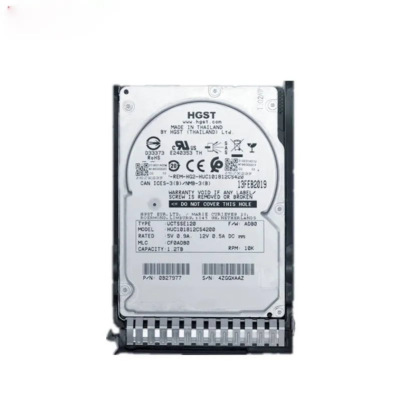 Hard Disk pengawasan WD 12 TB, Hard Drive SAS/SATA 7200rpm WD ungu Pro CMR 3.5 inci WD121EJRP