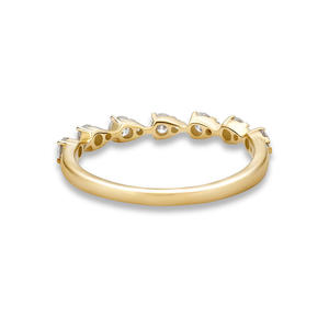 Joyería de moda moissanite eternidad anillo pera diamante anillos de compromiso - Product Image 4